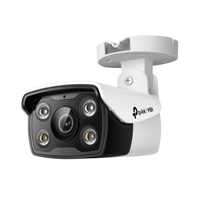 TP-Link VIGI C340 Cámara de Seguridad IP Exterior 4MP TP-Link VIGI C340, cámara de seguridad IP en forma de bala para exteriores con resolución de 2560 x 1440 píxeles, montaje en techo, pared o poste, SKU VIGI C340(6mm)