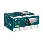 TP-Link VIGI C340S Cámara de seguridad IP para exteriores en forma de bala con resolución de 2688 x 1520 pixeles para montaje en pared. SKU: VIGI C340S(4mm)
