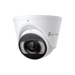 Cámara de seguridad IP TP-Link VIGI C485 con resolución de 3840 x 2160 píxeles, modelo VIGI C485(4mm), montada en techo para uso exterior.