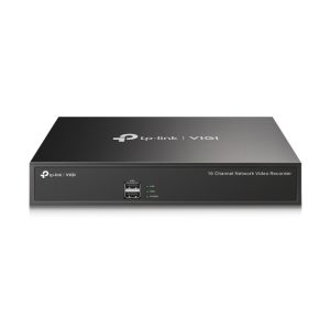 Grabadore de vídeo en red TP-Link VIGI NVR1016H, NVR Negro con alta resolución y 16 canales, SKU VIGI NVR1016H