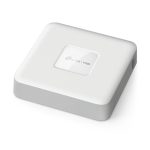 Grabador de video en red TP-Link VIGI NVR1104H-4P en color blanco, con capacidad de conexión para 4 cámaras PoE y SKU VIGI NVR1104H-4P