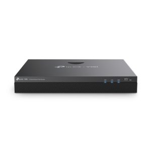 Grabador de vídeo en red TP-Link negro modelo VIGI NVR2016H con gran capacidad de almacenamiento y alta definición