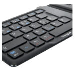 Teclado Targus AKF003FR universal Bluetooth AZERTY en francés, color negro