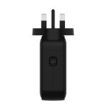 HYPER cargador de dispositivo móvil, adecuado para mandos de videoconsola, teléfonos móviles, netbooks, portátiles, smartphones y tabletas, color negro, SKU HJ1001BKWWGL