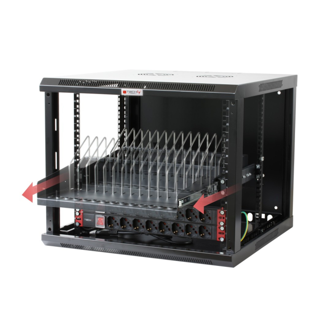 Techly Cajón Metálico para Rack, Accesorio de Bastidor Techly I-CABINET-TRAY14BK, Cajón metálico para rack, accesorio de bastidor. SKU: I-CABINET-TRAY14BK