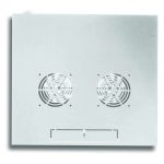 Techly armario rack 6U de pared color gris, modelo I-CASE EL-1006G32, diseñado para montaje en pared