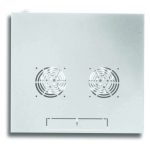 Techly I-CASE EL-1009G45, armario rack 9U de pared en color gris, perfecto para organizar equipos de red y telecomunicaciones