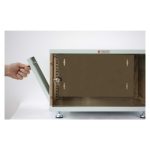 Techly I-CASE ER-1009B60 armario rack 9U bastidor de pared en color negro, ideal para servidores y equipos de red.