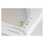 Techly I-CASE ER-1009B60 armario rack 9U bastidor de pared en color negro, ideal para servidores y equipos de red.