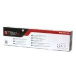 Techly I-CASE STRIP-12C unidad de distribución de energía con 12 salidas AC, formato 1U, color negro. SKU: I-CASE STRIP-12C