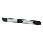 Techly Patch Panel con 16 puertos RJ45 Cat.5E, modelo I-PP 16-RU-C5ET. Ideal para redes de alta eficiencia.