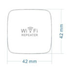 Techly I-WL-REPEATER7 repetidor de red blanco con velocidad de 10 y 100 Mbit/s