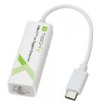 Adaptador y tarjeta de red Ethernet Techly con velocidad de 1000 Mbit/s y USB, modelo IADAP USB31-ETGIGA