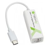 Adaptador y tarjeta de red Ethernet Techly con velocidad de 1000 Mbit/s y USB, modelo IADAP USB31-ETGIGA