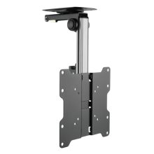Techly ICA-CPLB 222 soporte para TV de hasta 94 cm en color negro y plata, SKU ICA-CPLB 222