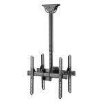 Soporte para pantalla de señalización Techly ICA-CPLB 944D, 55 pulgadas, negro, ajuste de altura, SKU ICA-CPLB 944D