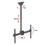 Techly ICA-CPLB 946S soporte para pantalla de señalización de 177,8 cm (70 pulgadas) en negro, SKU ICA-CPLB 946S