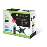 Imagen del soporte para TV Techly ICA-LCD 105BK. Compatible con televisores de hasta 30 pulgadas, color negro. SKU: ICA-LCD 105BK.