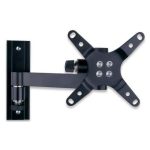 Imagen del soporte para TV Techly ICA-LCD 105BK. Compatible con televisores de hasta 30 pulgadas, color negro. SKU: ICA-LCD 105BK.