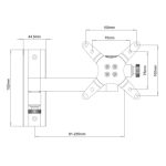 Imagen del soporte para TV Techly ICA-LCD 105BK. Compatible con televisores de hasta 30 pulgadas, color negro. SKU: ICA-LCD 105BK.