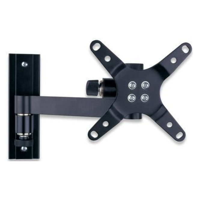 Techly Soporte para TV 30 pulgadas Negro con Ajuste Inclinable Imagen del soporte para TV Techly ICA-LCD 105BK. Compatible con televisores de hasta 30 pulgadas, color negro. SKU: ICA-LCD 105BK.