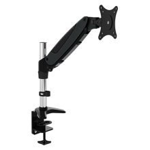 Soporte para monitor Techly ICA-LCD 111-BK en color negro, apto para pantallas de hasta 27 pulgadas, para instalación en escritorio del hogar u oficina