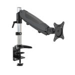 Soporte para monitor Techly ICA-LCD 111-BK en color negro, apto para pantallas de hasta 27 pulgadas, para instalación en escritorio del hogar u oficina