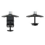 Soporte para monitor Techly ICA-LCD 111-BK en color negro, apto para pantallas de hasta 27 pulgadas, para instalación en escritorio del hogar u oficina