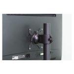 Soporte para monitor Techly ICA-LCD 2500, compatible con pantallas de 27 pulgadas, color negro. SKU ICA-LCD 2500