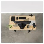 Soporte para monitor Techly ICA-LCD 2500, compatible con pantallas de 27 pulgadas, color negro. SKU ICA-LCD 2500