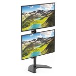 Imagen del soporte para monitor Techly ICA-LCD 2520V, compatible con monitores de 27 pulgadas, color negro