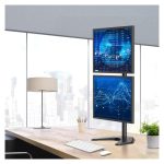 Imagen del soporte para monitor Techly ICA-LCD 2520V, compatible con monitores de 27 pulgadas, color negro
