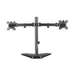 Soporte para monitor Techly ICA-LCD 2524 para pantallas de 32 pulgadas, montable en escritorio y de color negro