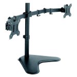 Soporte para monitor Techly ICA-LCD 2524 para pantallas de 32 pulgadas, montable en escritorio y de color negro