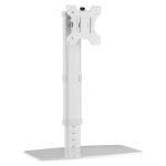 Soporte para monitor Techly ICA-LCD 260, escritorio blanco, para pantallas de hasta 27 pulgadas.
