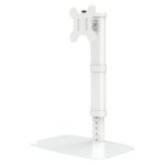 Soporte para monitor Techly ICA-LCD 260, escritorio blanco, para pantallas de hasta 27 pulgadas.