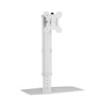 Soporte para monitor Techly ICA-LCD 260, escritorio blanco, para pantallas de hasta 27 pulgadas.