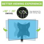 Techly soporte de escritorio para monitor de hasta 43 pulgadas, modelo ICA-LCD 316S, en color negro, ajustable y robusto.