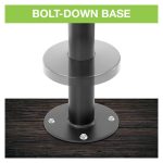 Techly soporte de escritorio para monitor de hasta 43 pulgadas, modelo ICA-LCD 316S, en color negro, ajustable y robusto.