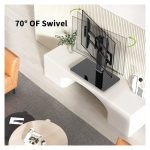 Soporte Techly ICA-LCD 323M para monitor de escritorio negro de hasta 55 pulgadas, SKU ICA-LCD 323M