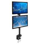 Soporte de monitor Techly ICA-LCD 350-D para pantallas de 27 pulgadas, color negro, SKU ICA-LCD 350-D