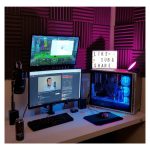 Soporte de monitor Techly ICA-LCD 350-D para pantallas de 27 pulgadas, color negro, SKU ICA-LCD 350-D