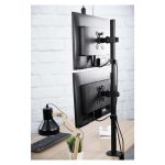 Soporte de monitor Techly ICA-LCD 350-D para pantallas de 27 pulgadas, color negro, SKU ICA-LCD 350-D