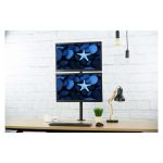 Soporte de monitor Techly ICA-LCD 350-D para pantallas de 27 pulgadas, color negro, SKU ICA-LCD 350-D