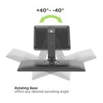 Soporte de escritorio negro Techly ICA-LCD 35TS para monitor de 32 pulgadas, SKU ICA-LCD 35TS