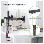 Soporte para monitor Techly ICA-LCD 382-D de 27 pulgadas, de escritorio, color negro. SKU: ICA-LCD 382-D