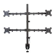 Techly soporte para monitor de escritorio de 27 pulgadas, color negro, SKU ICA-LCD 382-Q