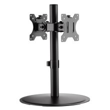 Soporte de escritorio Techly ICA-LCD 402 para monitor de 32 pulgadas, ajustable y en color negro. SKU: ICA-LCD 402
