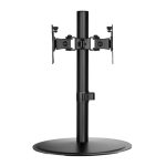 Soporte de escritorio Techly ICA-LCD 402 para monitor de 32 pulgadas, ajustable y en color negro. SKU: ICA-LCD 402