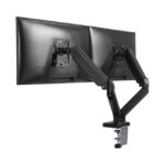 Soporte para monitor de 32 pulgadas Techly negro de escritorio, modelo ICA-LCD 462B